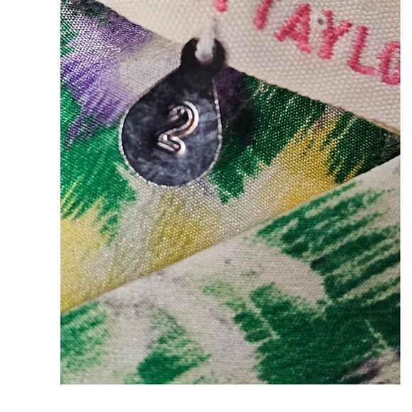 Rebecca Taylor Floral Printed Silk Trapeze Tank XS - Picture 6 of 8